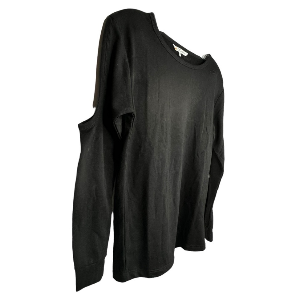 C&C California Black Cold Shoulder Top nwt